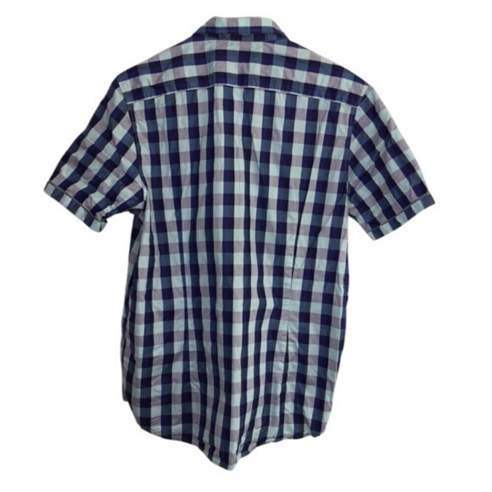 Ted Baker London Men's Checkered Shirt Size 5 (XL) - Picture 2 of 5